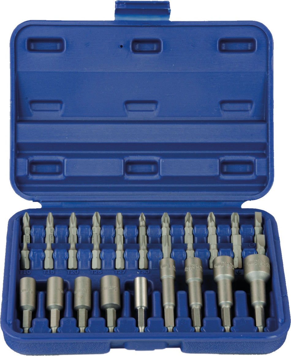 Bit-Satz 1/4" Stecknuss 31 teilig