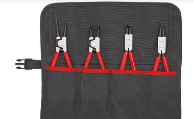 Sicherungsring-Zangen-Set 4-teilig Knipex in Rolltasche