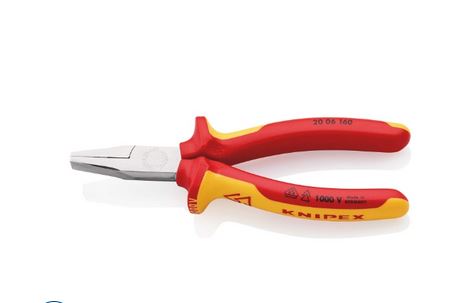 Flachzange Knipex VDE  20 06 160 mm