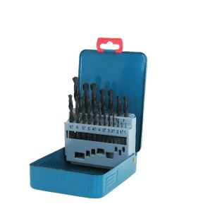 Spiralboher-Satz 1-10 mm 0,5 stg HSS