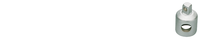 Adapter 3/8''-Innenvierkant auf 1/4''-Außenvierkant