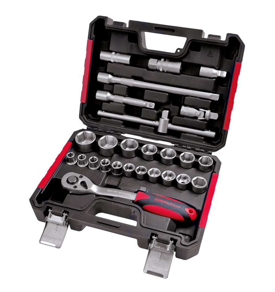 HM Steckschlüssel-Satz 1/2" 26 teilig