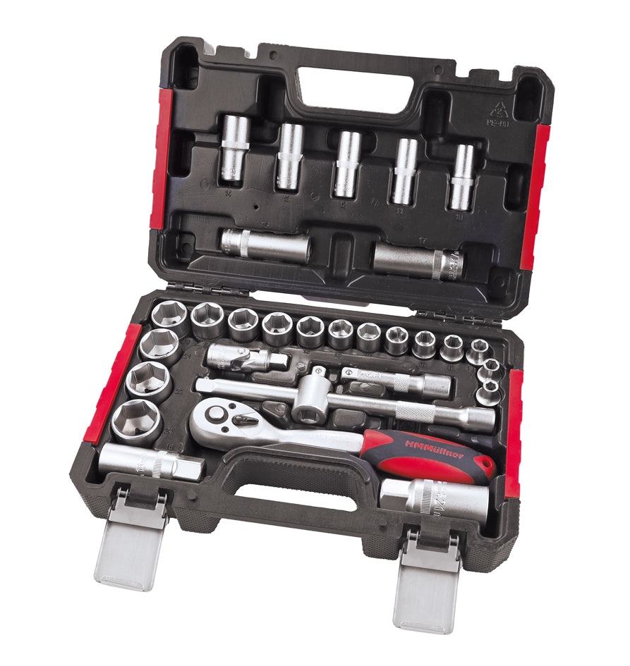 HM Steckschlüssel-Satz 3/8" 30 teilig