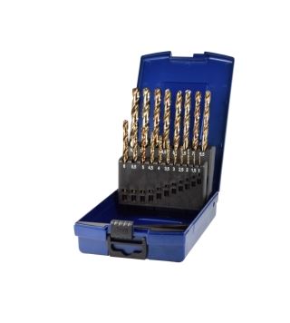 Spiralboher-Satz 1-13 mm 0,5 stg HSS-E Co