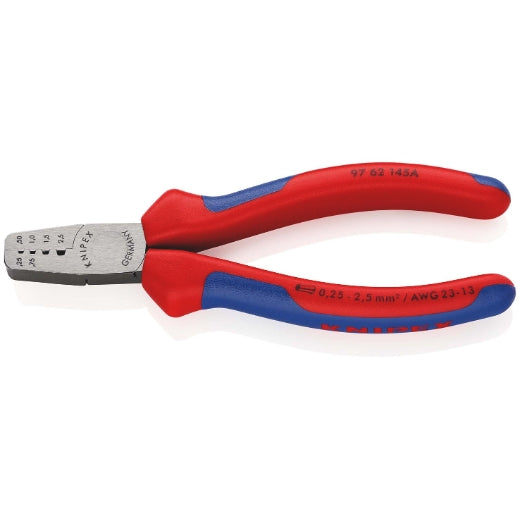 Aderendhülsenzange Knipex 145 mm 0,25-2,5 mm²