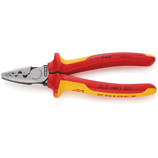 Aderendhülsenzange Knipex 180 mm 0,25 -16 mm²