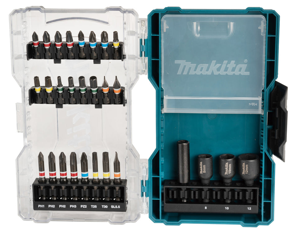 Bit-Satz mit Steckschlüssel  Makita 28 teilg