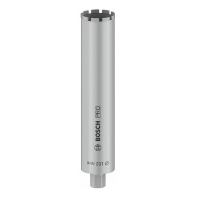 Diamant Nassbohrkrone Pro G 1 1/4" UNC Länge 450 mm  Durchmesser 102-300 mm