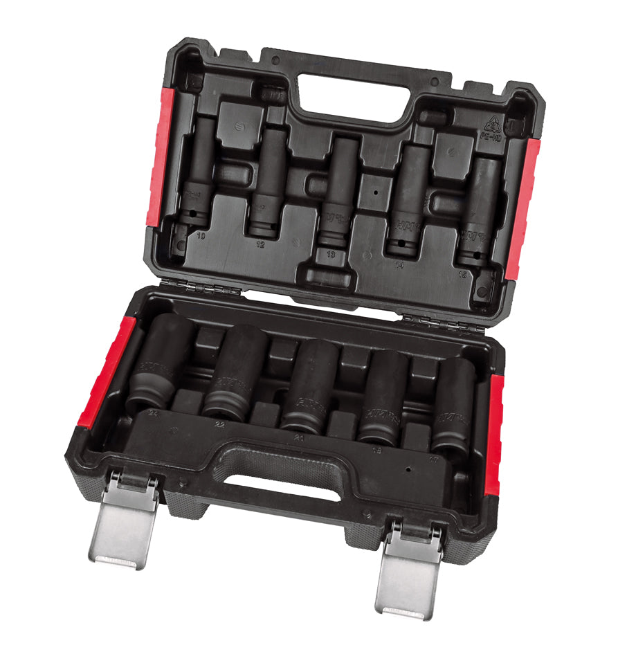 HM  Kraft Schlagschraubereinsätze Satz 1/2" 10 teilg